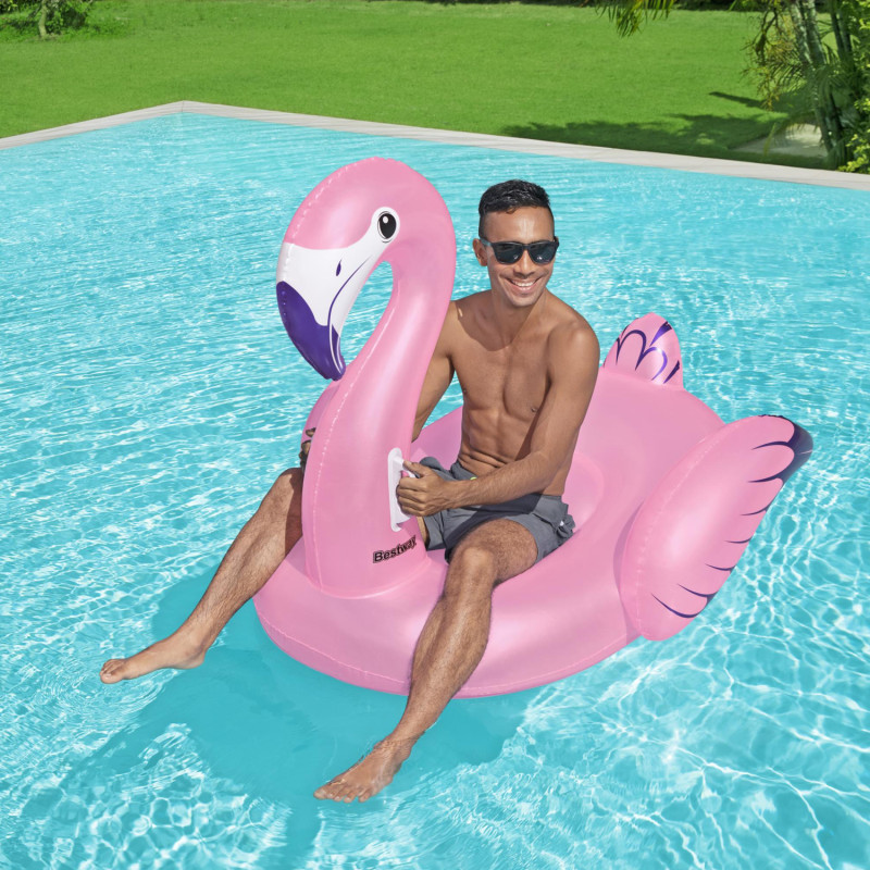 Produktbild för Badmadrass 1.53m x 1.43m Luxury Flamingo