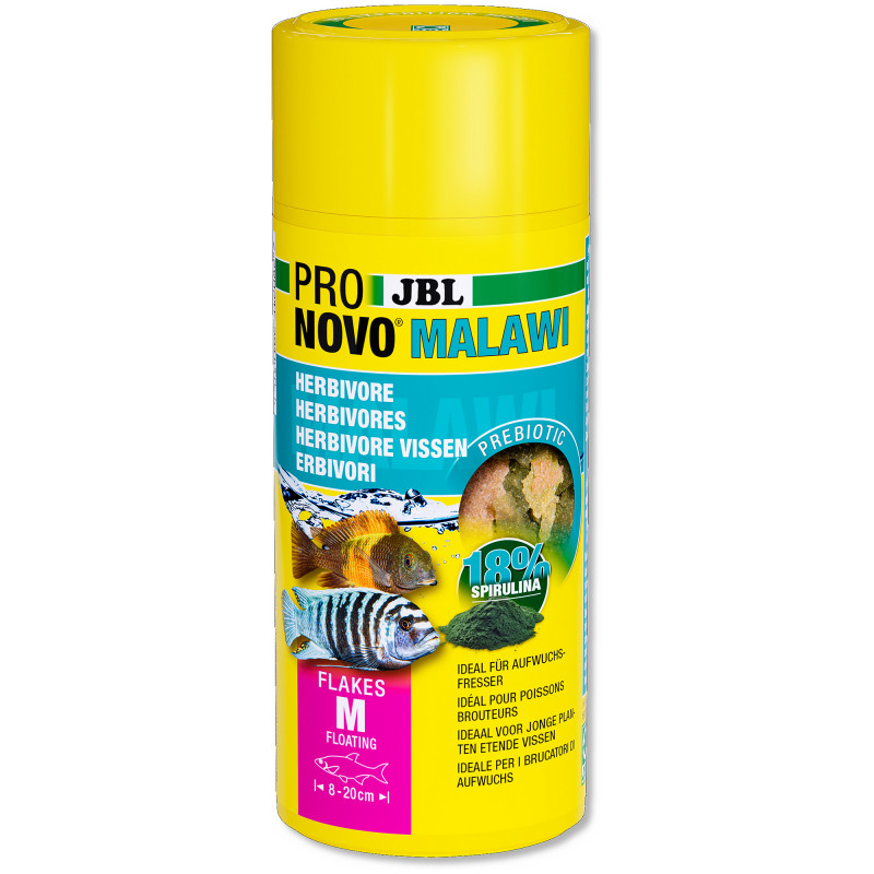 Produktbild för JBL Pronovo Malawi Flakes Medium 250 ml