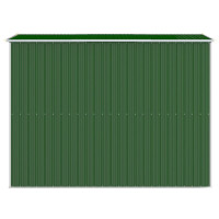 Miniatyr av produktbild för Trädgårdsskjul grön 192x274x223 cm galvaniserat stål