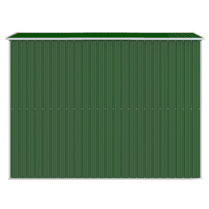 Produktbild för Trädgårdsskjul grön 192x274x223 cm galvaniserat stål
