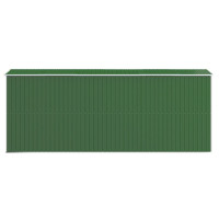 Miniatyr av produktbild för Trädgårdsskjul grön 192x523x223 cm galvaniserat stål