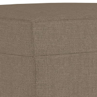 Produktbild för Fotpall Taupe 60x50x41 cm tyg