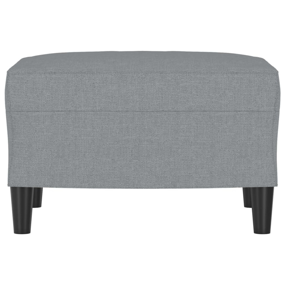 Produktbild för Fotpall Ljusgrå 60x50x41 cm tyg