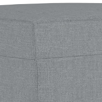 Produktbild för Fotpall Ljusgrå 60x50x41 cm tyg