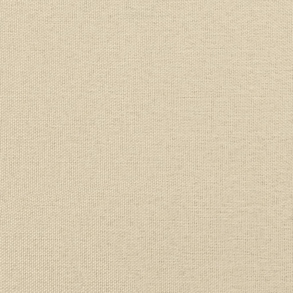 Produktbild för Fotpall gräddvit 60x50x41 cm tyg