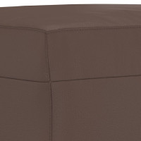 Produktbild för Fotpall brun 60x50x41 cm konstläder