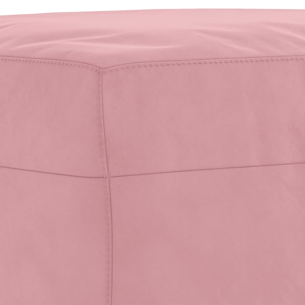 Produktbild för Fotpall rosa 60x50x41 cm sammet
