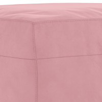 Produktbild för Fotpall rosa 60x50x41 cm sammet