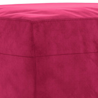 Produktbild för Fotpall vinröd 60x50x41 cm sammet