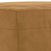 Produktbild för Fotpall brun 60x50x41 cm sammet