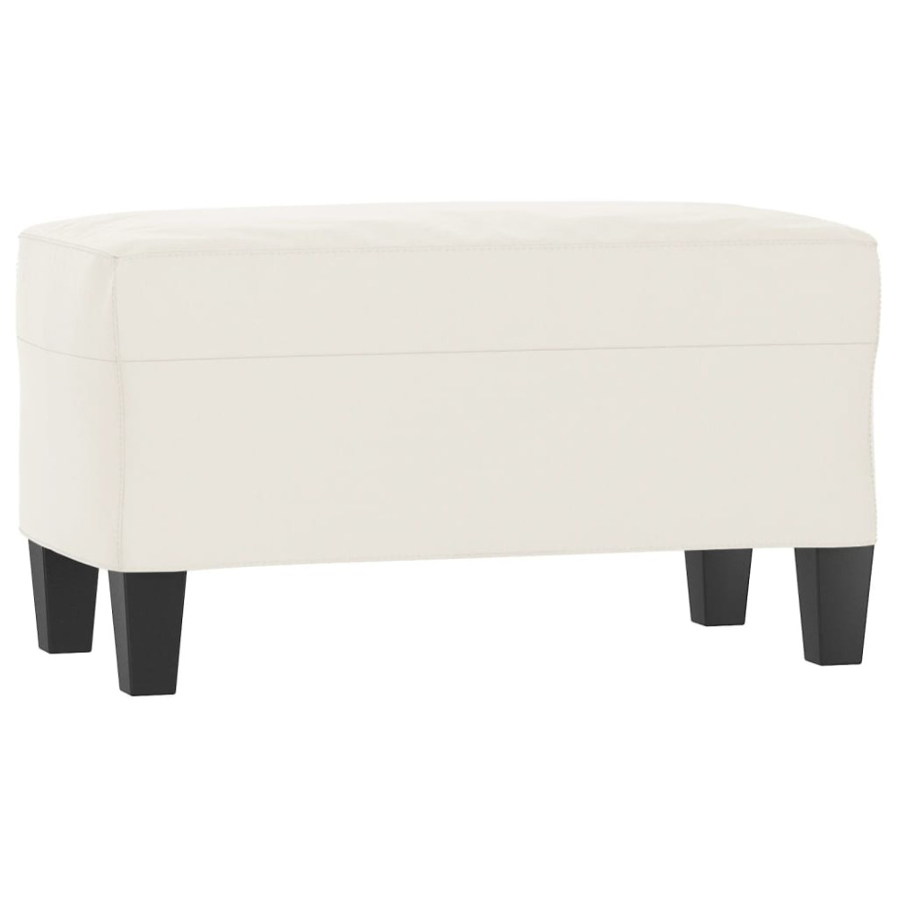 Produktbild för Bänk Beige 70x35x41 cm mikrofibertyg