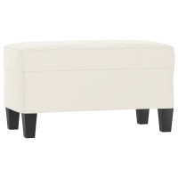 Produktbild för Bänk Beige 70x35x41 cm mikrofibertyg