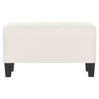 Produktbild för Bänk Beige 70x35x41 cm mikrofibertyg