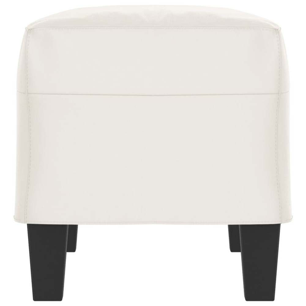 Produktbild för Bänk Beige 70x35x41 cm mikrofibertyg