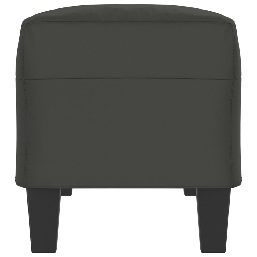 Produktbild för Bänk Mörkgrå 100x35x41 cm mikrofibertyg