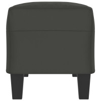 Produktbild för Bänk Mörkgrå 100x35x41 cm mikrofibertyg