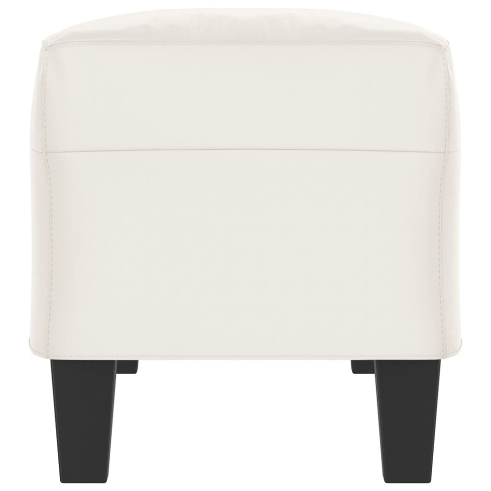 Produktbild för Bänk Beige 100x35x41 cm mikrofibertyg