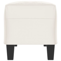 Produktbild för Bänk Beige 100x35x41 cm mikrofibertyg