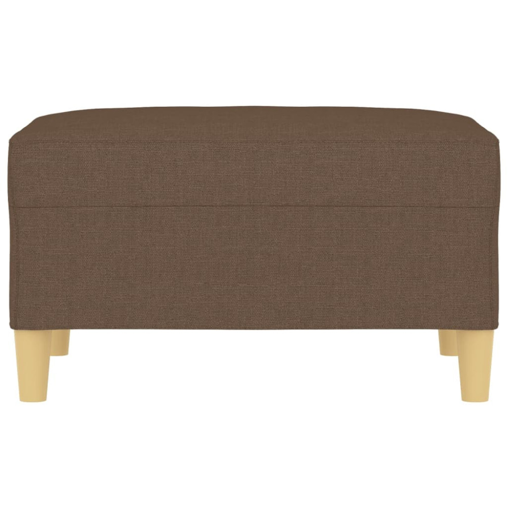 Produktbild för Fotpall brun 70x55x41 cm tyg