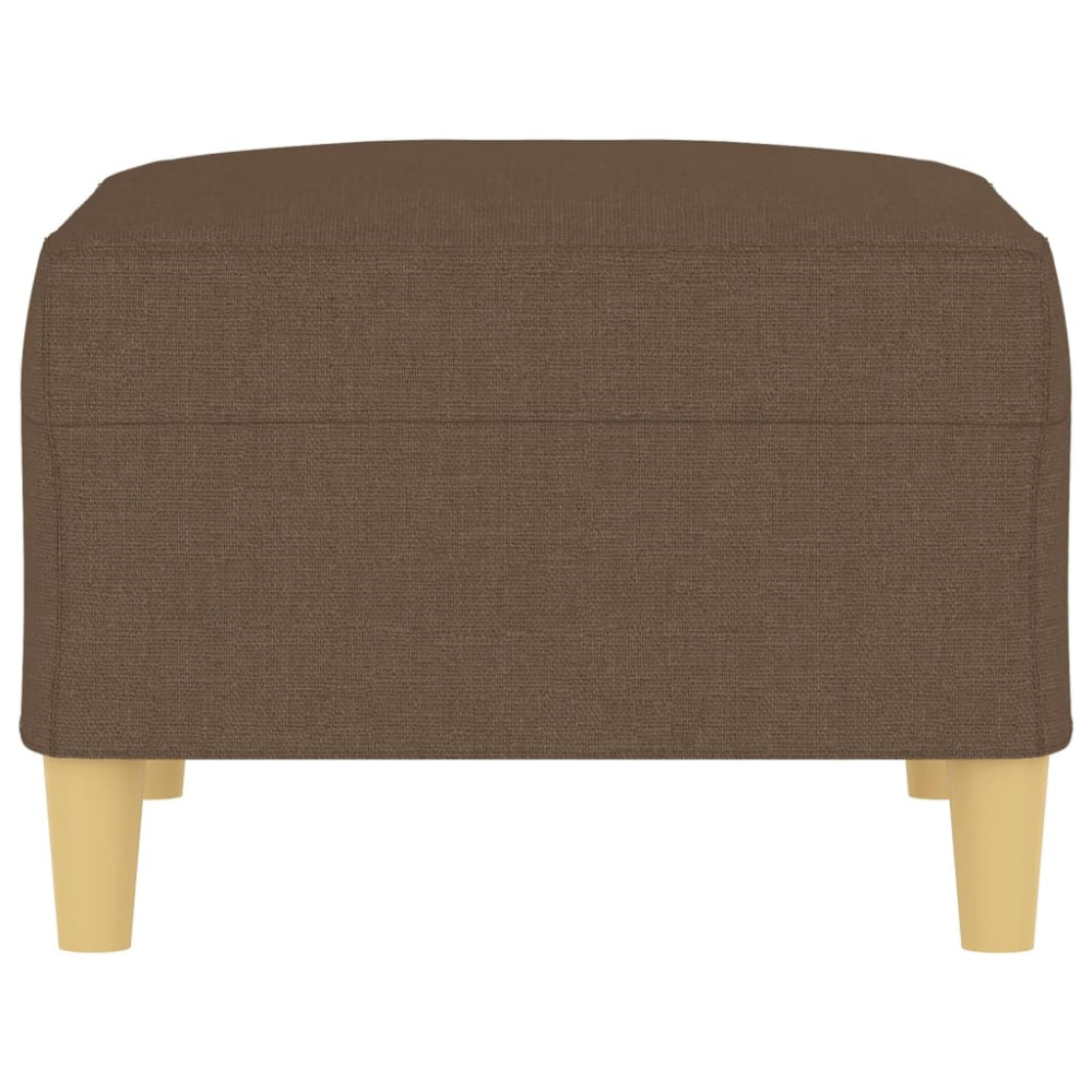 Produktbild för Fotpall brun 70x55x41 cm tyg