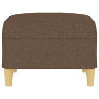 Produktbild för Fotpall brun 70x55x41 cm tyg