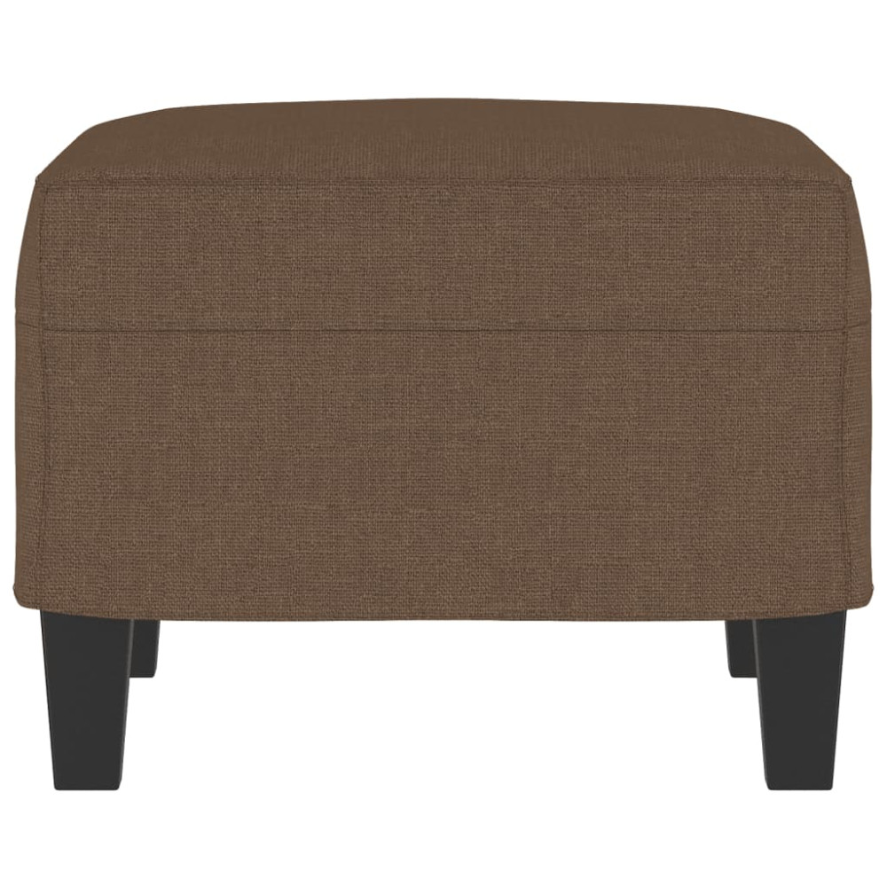 Produktbild för Fotpall brun 60x50x41 cm tyg