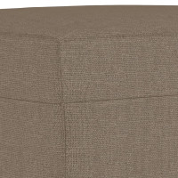 Produktbild för Fotpall Taupe 60x50x41 cm tyg