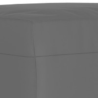 Produktbild för Fotpall mörkgrå 60x50x41 cm mikrofibertyg
