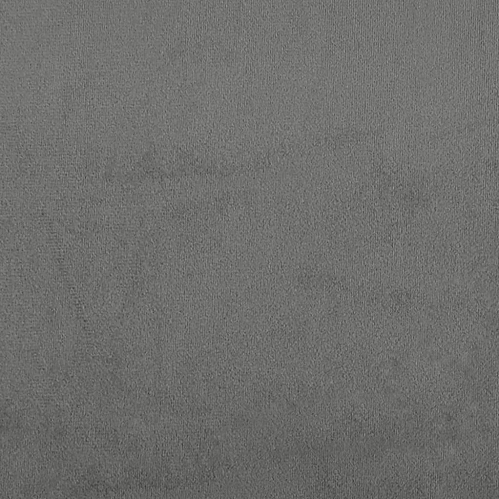Produktbild för Fotpall mörkgrå 60x50x41 cm mikrofibertyg