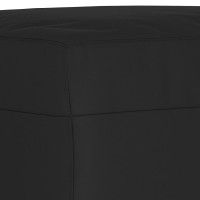 Produktbild för Fotpall Svart 60x50x41 cm mikrofibertyg