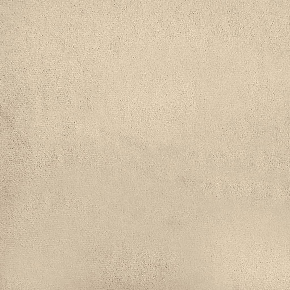 Produktbild för Fotpall Gräddvit 60x50x41 cm mikrofibertyg