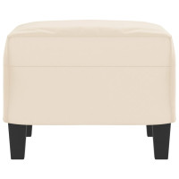 Produktbild för Fotpall Beige 60x50x41 cm mikrofibertyg