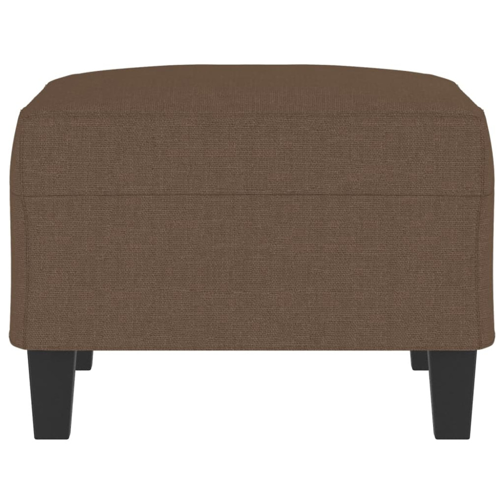 Produktbild för Fotpall brun 70x55x41 cm tyg