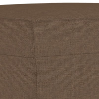Produktbild för Fotpall brun 70x55x41 cm tyg