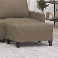 Produktbild för Fotpall Taupe 70x55x41 cm tyg