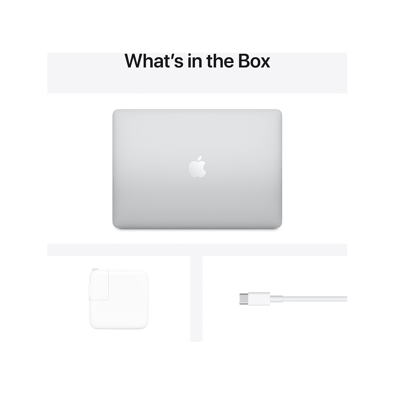 Produktbild för MacBook Air 13" med M1-chip, 8 GB RAM, 256GB SSD - Silver