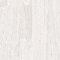 Produktbild för Förvaringshylla vit 60x30x105 cm massiv furu
