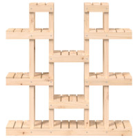 Produktbild för Växtställ 104,5x25x109,5 cm massiv furu