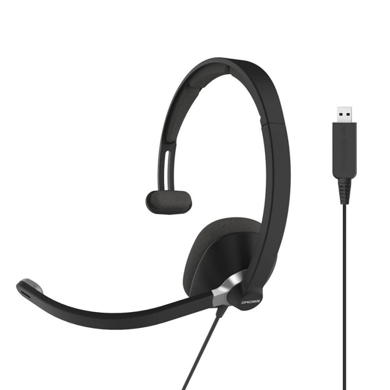 Produktbild för Headset CS295 Mono On-Ear Mic USB Black