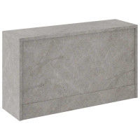 Produktbild för Skobänk betonggrå 80x24x45 cm konstruerat trä