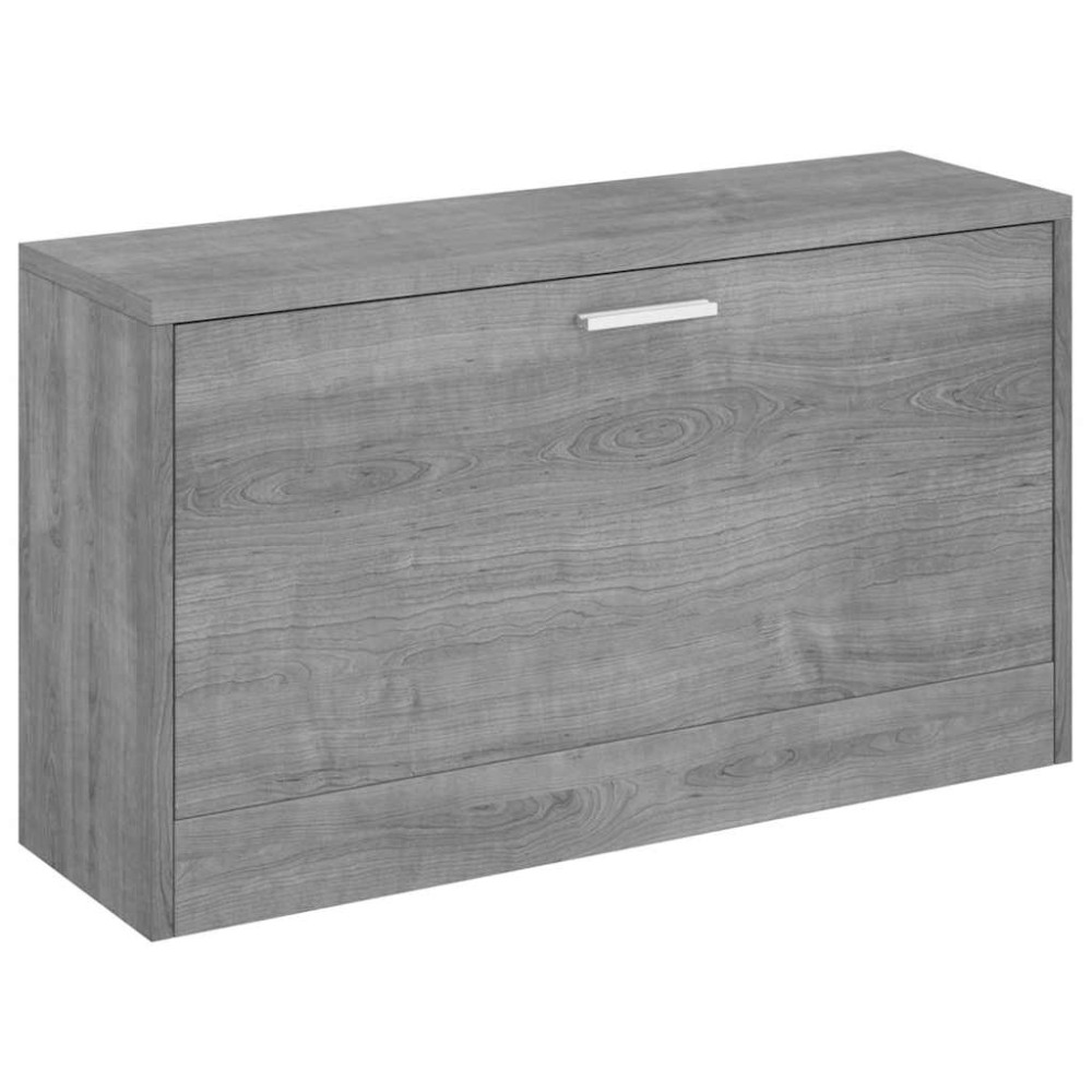 Produktbild för Skobänk grå sonoma 80x24x45 cm konstruerat trä