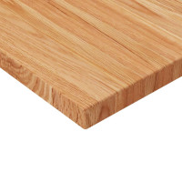 Produktbild för Bänkskiva badrum ljusbrun 100x50x2,5cm behandlat massivt trä