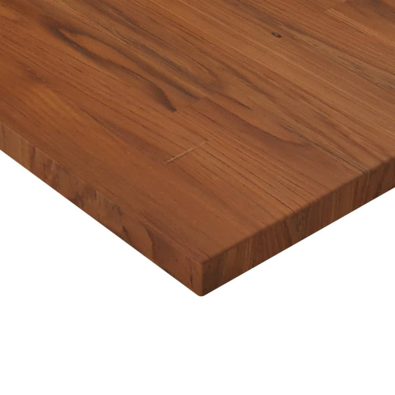 Produktbild för Bänkskiva för badrum mörkbrun 80x40x2,5cm behandlat massivt trä