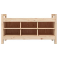 Produktbild för Skobänk 110x40x60 cm massiv furu