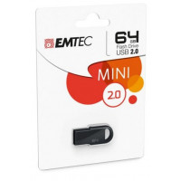 Emtec Emtec D250 Mini USB-sticka 64 GB USB Type-A 2.0 Svart