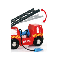 Produktbild för BRIO World - Räddningståg med brandsläckning
