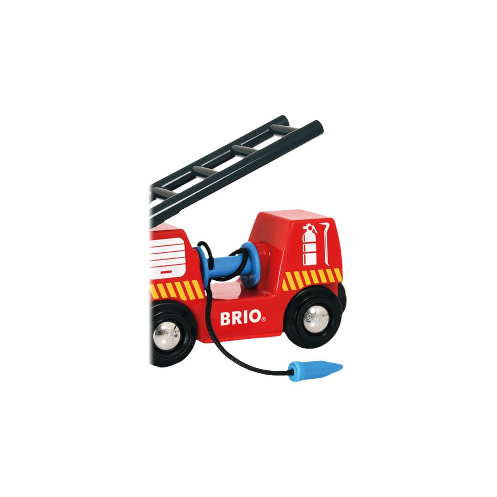 Produktbild för BRIO World - Räddningståg med brandsläckning