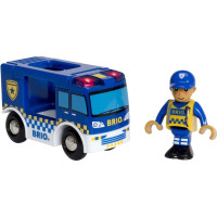 Produktbild för BRIO World - Polisbuss