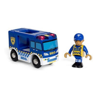 Produktbild för BRIO World - Polisbuss