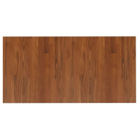 Produktbild för Bänkskiva badrum mörkbrun 100x50x2,5cm behandlat massivt trä